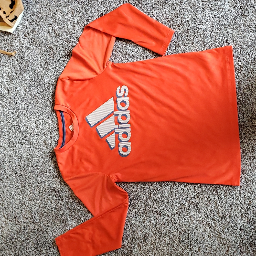 Boy's Adidas climalite long sleeve